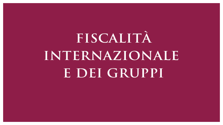 Manuale sulla “Fiscalità internazionale e dei gruppi”